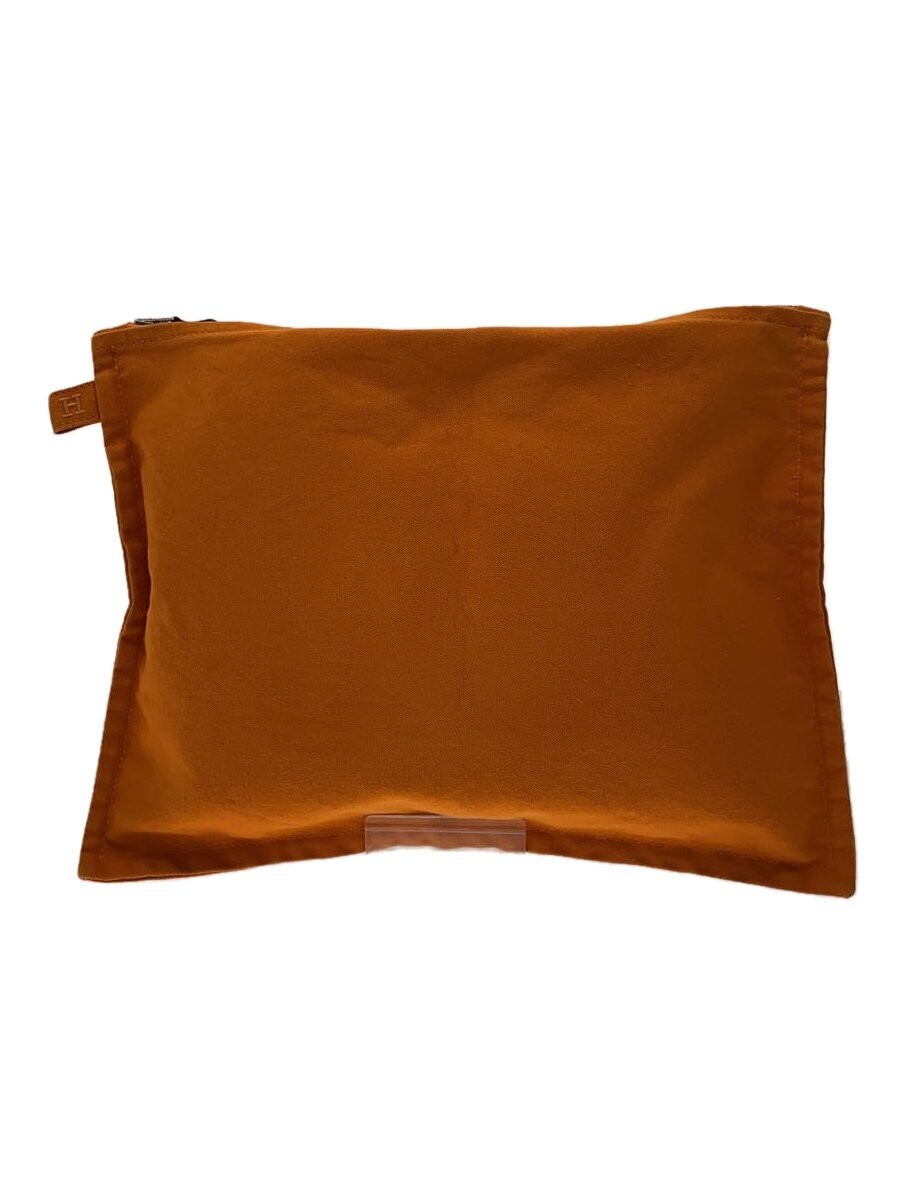 HERMES Bora Bora Pouch GM Canvas Orange | eBay
