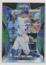 2019 Panini Prizm Tier II Purple & Green Hyper Prizm Michael Conforto #131 1u6