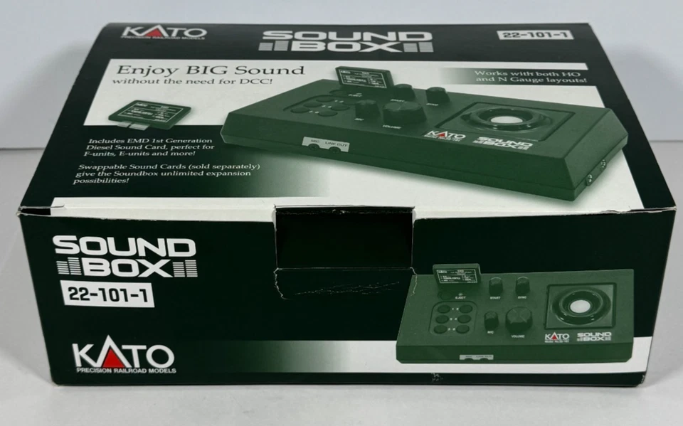 KATO Sound Box 22-101-1 HO/N/OO Compatible w/ EMD Diesel Sound Card - TESTED - Image 3 of 4