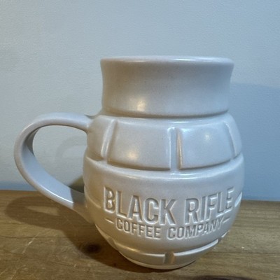 Black Rifle Coffee Company Beige Grenade Ceramic Coffee Mug