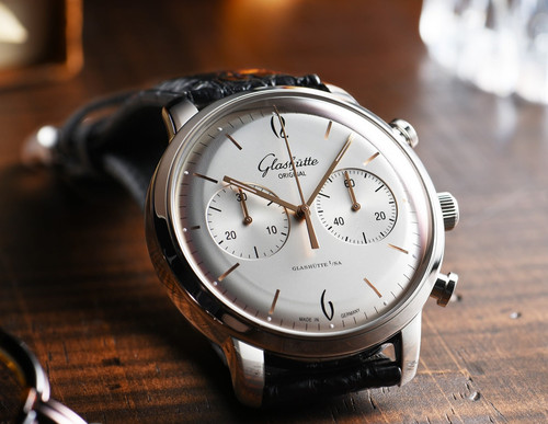 Glashütte Original Sixties Chrono 1-39-34-03-22-04 Men's Watch...