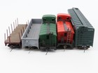 LOT of 10 HO Athearn, AHM, Bachmann, Other NH, PC, NYC, BNSF & More Freight Cars — photo 3