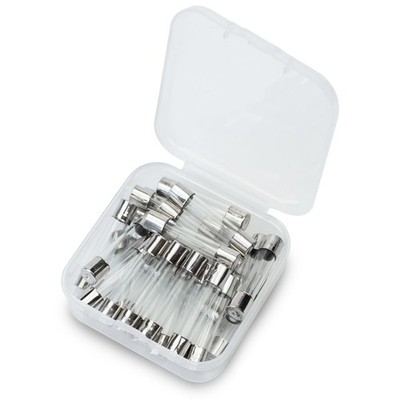 25 Stück Fast Blow Glassicherungen 6 * 30 mm 250 V 10 A Quick Rohrsicherung Sortiment Set