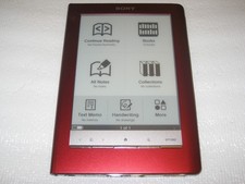 Sony Digital Book Reader PRS-600 2GB w/ Stylus Pen touch screen - Red