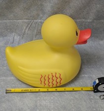 10" Jumbo Rubber Duck Bath Toy - 10 Inch Big Large Rubber Duck Used VG Cond