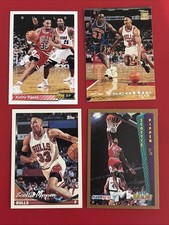 Scottie Pippen - 4 Card Lot - Vintage Modern NBA Basketball Bulls Blazers (4A)