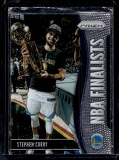 2019 Panini Prizm #6 Stephen Curry NBA Finalists Green Excellent