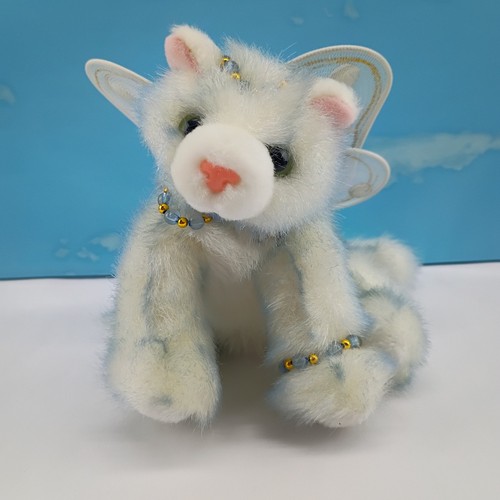 Aurora Precious Gems Catapillars Blue Winged Cat Plush