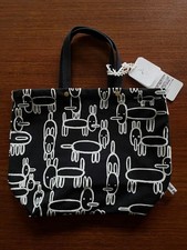 Mina Perhonen Pinot Tote Bag Navy Cotton Unused Authentic Japan