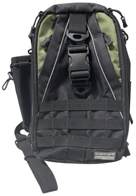 Ghosthorn Black/Green Fishing Backpack with Rod Holder Tackle Sling/Shoulder Bag
