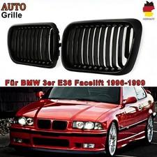 Sport Kühlergrill Performance Schwarz Glanz Nieren für BMW 3er Compact E36 96-99