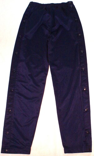 Pantalone Starter Track Uomo Blu Medio Strappo Riscaldamento Basket/Casual - Foto 2 di 3