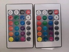 2 Wireless IR Remote Controller 24 Keys For 5050/3528 SMD RGB LED Strip Light