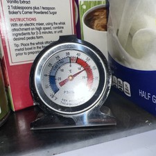 Refrigerator Freezer Thermometer Stainless Steel Large Dial Thermometer