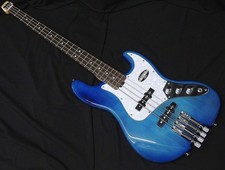 Electric Bass Guitar Schecter OL-HLB STB Jol Series Headless See-Through Blue