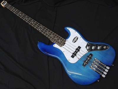 Electric Bass Guitar Schecter OL-HLB STB Jol Series Headless See-Through Blue