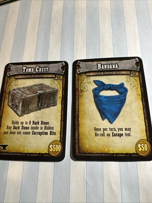 Shadows of Brimstone Kickstarter Promo Cards Tribal Void Dance Wagon Train Chest