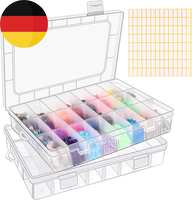 24 FäCher Sortierbox FüR Kleinteile, 2Er-Set Aufbewahrungsbox Klein Box | Einste