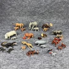 Lot of 30 Safari Ltd Toy Animals - Mother/Baby - Elephant, Walrus, Lion, & more!