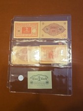 4 ) 1920 Germany Weimar Republic 2 Mark Banknote 1) +  1922  1 Mark Exc. Cond.