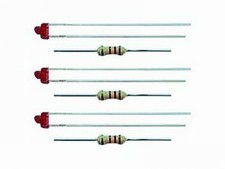 Viessmann 3553 - LED rouges 12V Diam.1.8 mm avec résistance