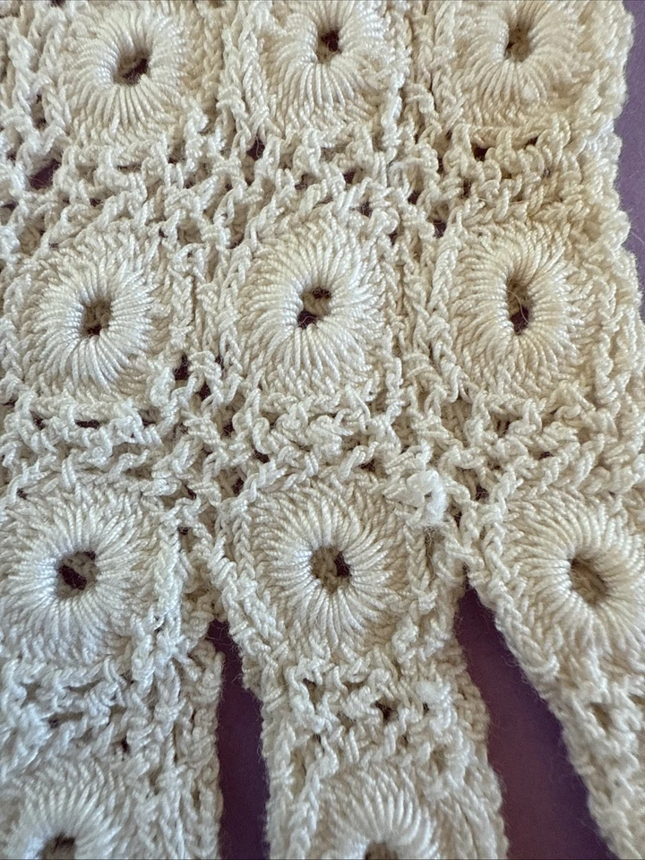 Guantes de ganchillo de encaje vintage Foto 3 de 4