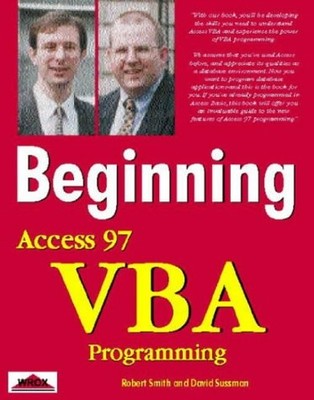 BEGINNING ACCESS 97 VBA PROGRAMMING By Robert Smith & David Sussman *Excellent*