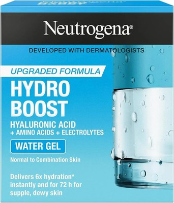 Neutrogena Hydro Boost Water Gel Face Moisturizer 72H Hydration Hyaluronic Acid