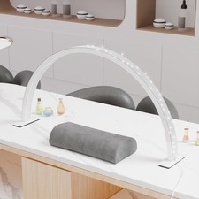 Large Half Moon Light for Nail Desk, 30" 48W Professionals Led Light, Desk La...