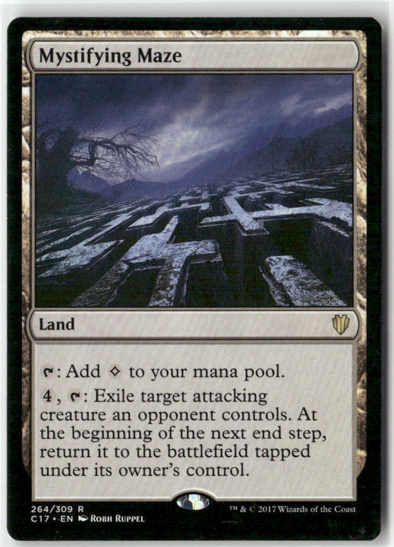 Mystifying Maze 264 Rare Commander 2017 Magic: The Gathering Near Mint
