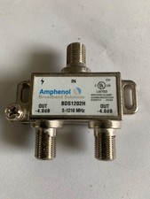 2-Way Amphenol Broadband Solutions HD Digital Coax Splitter 5-1002 MHz BDS102H