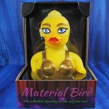 Material Bird from CelebriDucks Rubber Duck for Madonna Fans NIB