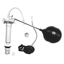 Complete Toilet Repair Kit, Fill Flapper, Rod, Float Replacement Valve
