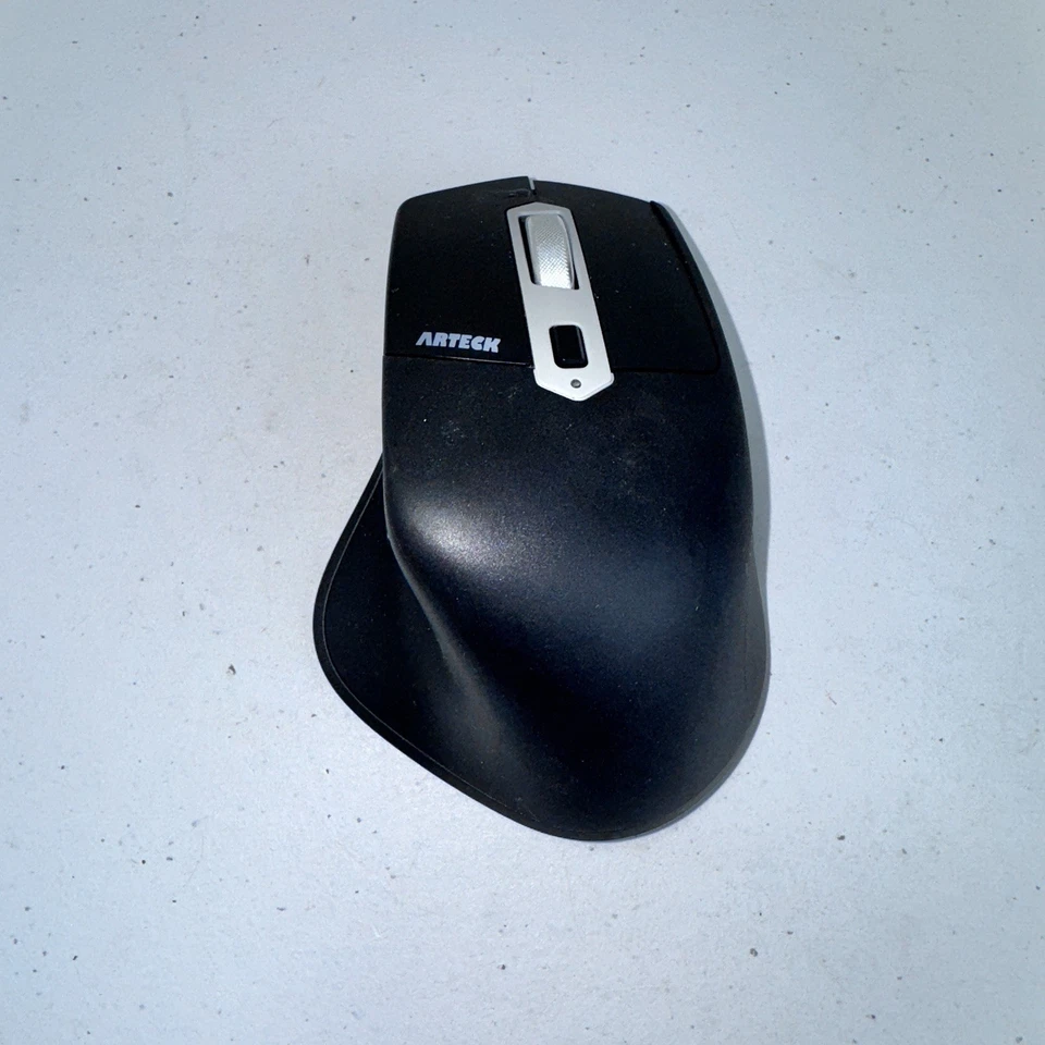 Arteck Multi-Device Wireless Bluetooth Mouse with Nano USB-A, USB-C Black  - Image 2 of 3