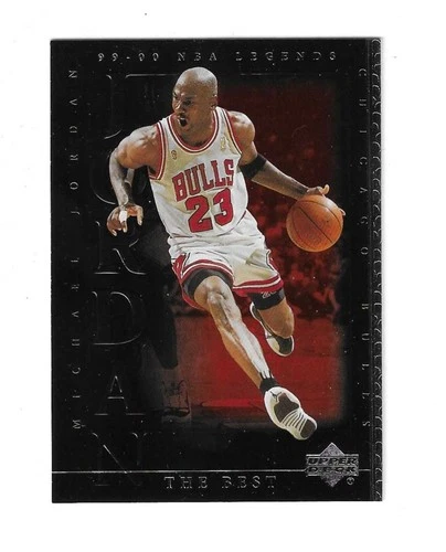 Michael Jordan 1999-00 Upper Deck NBA Legends The Best Card #85