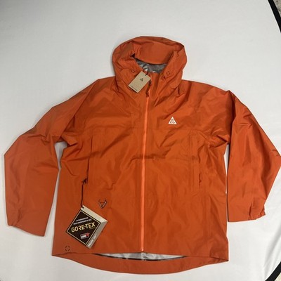 Nike Men Large Storm-FIT ADV ACG GTX Chain of Craters Jacket Orange DB3559-893