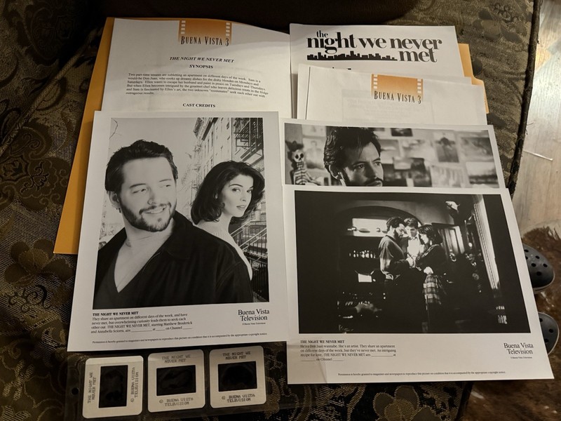 The Night We Never Met Press Kit Matthew Broderick Film Slides And Photo Still