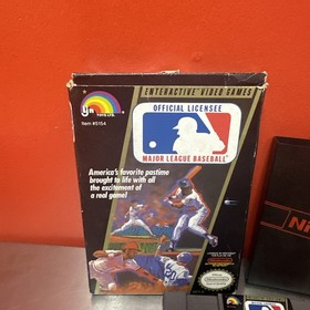Major League Baseball (Nintendo Entertainment System, NES) W/ BOX NO MANUAL