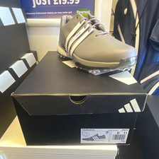 adidas Tour360 24 Men’s Spiked Golf Shoes Grey/White UK 11 IF0372