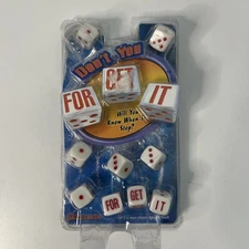 Don't You Forget It Dice Game By Pressman