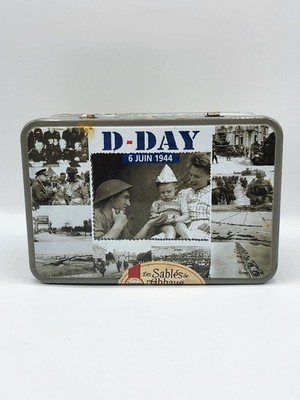 Metalldose D-Day 6. Juni 1944 Sand Abtei Normandie historische Sammlung souven