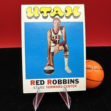 1971-72 Topps Red Robbins #233 Rookie RC Utah Stars 🔥Free Ship🔥 EXT