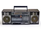 SONY CFS-3300 BOOM BOX AM FM Radio Cassette Boombox Vintage Tested Works!