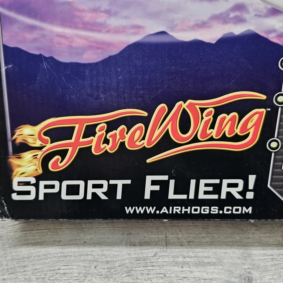 Air Hogs R/C FireWing Sport Flier LED Light Up RC Airplane Plane NIB Sealed Rare - Image 3 of 4