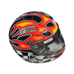 G-Force Full Face Helmet Checker Board & Flame Size Small
