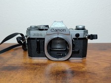 Vintage Canon AE-1 Silver 35mm SLR Film Camera Body Only For Parts Read