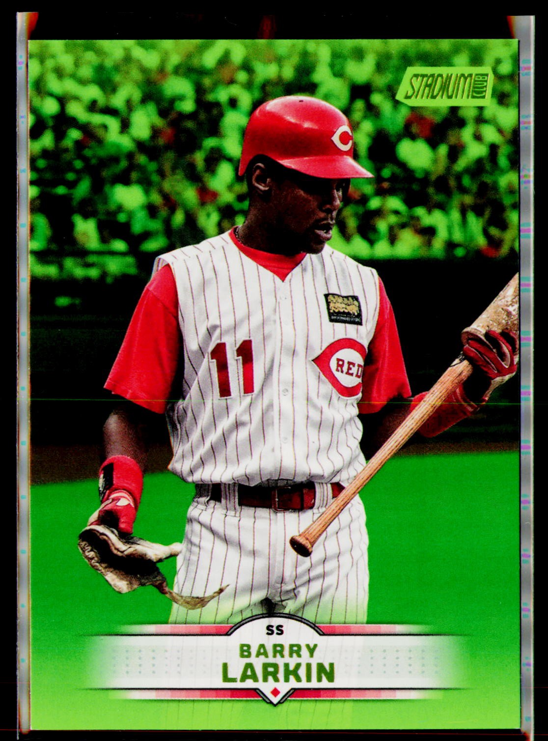2025 Stadium Club #27 Barry Larkin Light Blue Foil