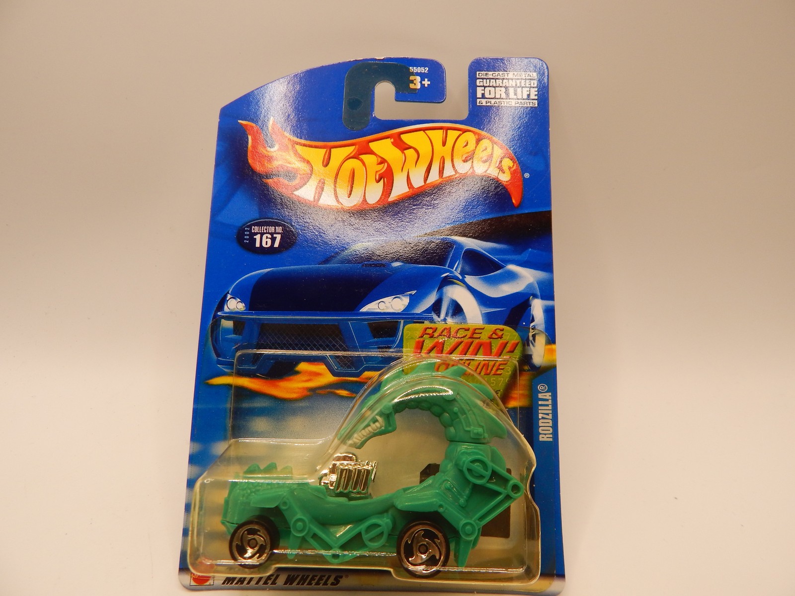 2002 Hot Wheels Green Rodzilla 167 Race and Win Online