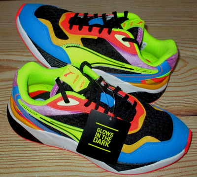 MENS PUMA RS METRIC GLOWS IN THE DARK SNEAKERS SHOES SIZE 8.5