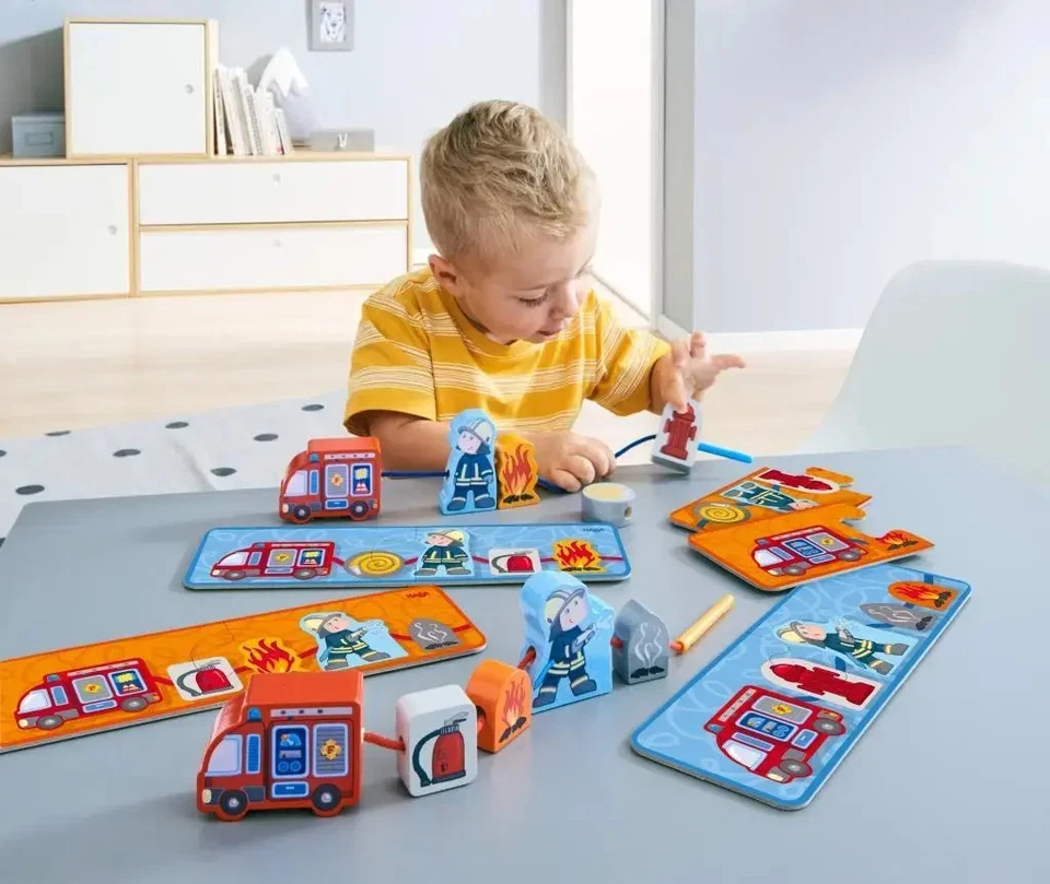 Fädelspiel Feuerwehr | Deutsch | Spiel | Brettspiel | 1304652001 | 2019 - Bild 2 von 2